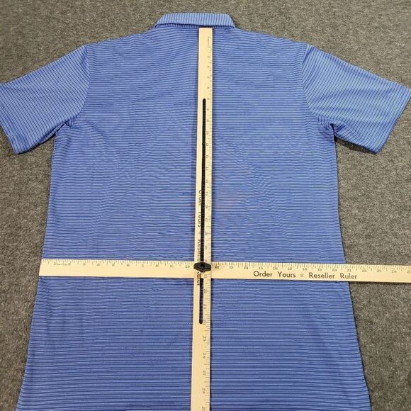 Peter Millar Mexican Desert Mens Golf Polo Shirt Sz M Blue Cactus LCCA Club Logo - Picture 7 of 10